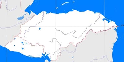 온두라스 빈 지도