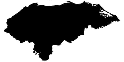 지도 온두라스의 벡터 지도