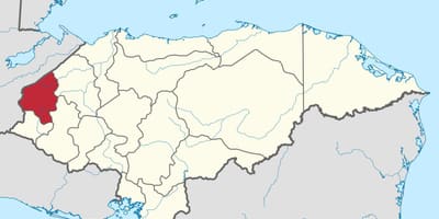 지도 코팡 온두라스